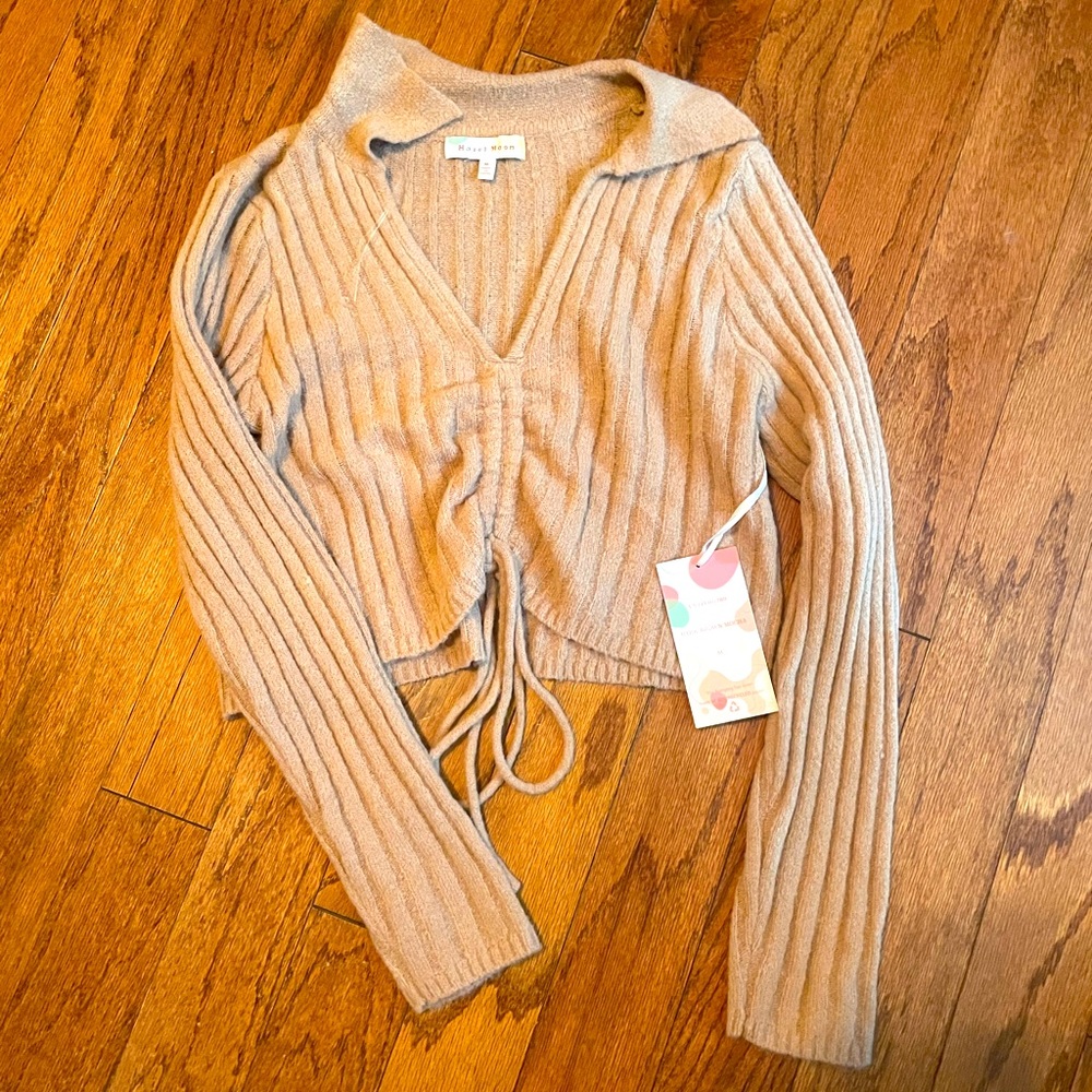 Hazel Moon Cropped Sweater!!